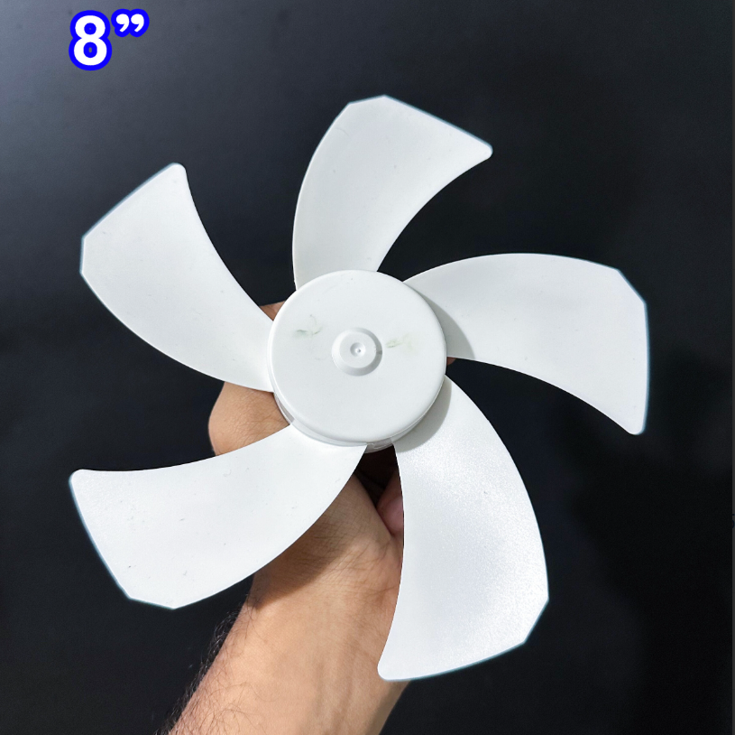 BLDC Brushless Fan Motor 9V/12V Fan Core 5 Blades High Air Flow 8 inch